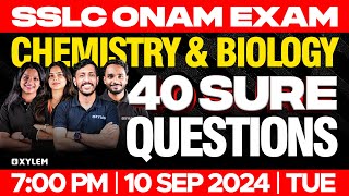 SSLC Chemistry  Biology  40 Sure Questions  Xylem SSLC [upl. by Attener]