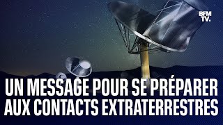 Un message envoyé sur Terre depuis Mars pour se préparer à un vrai contact extraterrestre [upl. by Luci251]