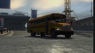 Crazy drive school Bus on City Highway mithridergamer caisson bus [upl. by Eetse137]