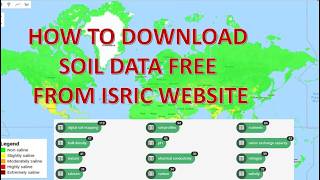 How to Download Soil DataSoil Texture From ISRIC Website አማርኛ ቱቶር [upl. by Kristofer113]