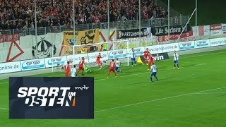 FSV Zwickau bringt 1 FC Magdeburg zu Fall 8 Spieltag  Sport im Osten  MDR [upl. by Siurad]