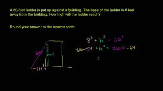 Pythagorean Theorem Application [upl. by Eema]