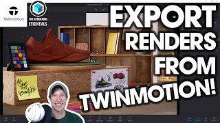 Twinmotion NEW UI How to Export Renders with the New Interface [upl. by Mitchiner]