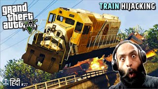 GTA 5s Most Daring Train Heist Ever 27 [upl. by Yasu594]