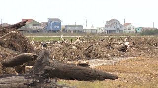 Matagorda County resident cleans up damage caused by Beryl [upl. by Herries]