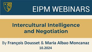 Webinar intercultural intelligence and Negociations [upl. by Ikin64]