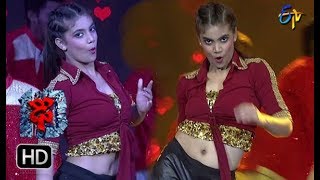 Aqsa Khan Performance  Dhee 10  14th February 2018 ETV Telugu [upl. by Lagas]