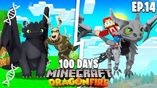 100 DAYS in Minecraft DRAGON FIRE Episode 14 [upl. by Tichon275]