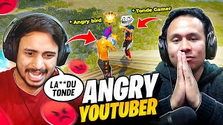 Angry Youtuber 👿 Abused His Teammates After Loosing a Game  Tonde Gamer  Garena Free Fire [upl. by Venuti236]