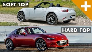 Mazda MX5 RF vs Mazda MX5 Miata  Carfection [upl. by Joselow]