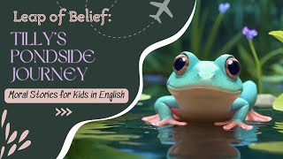 Story for Kids in English with Moral  Leap of Belief Tilly’s Pondside Journey [upl. by Eetnod]