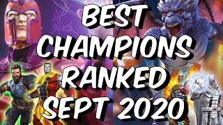 Best Champions Ranked September 2020  Seatins Tier List  Marvel Contest of Champions [upl. by Altaf]