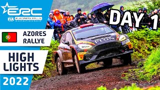 ERC Rally Highlights  Day 1  ERC Azores Rallye 2022 [upl. by Areis316]