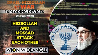 Israels Mossad amp Intelligence Infiltration Psychological Warfare on Hezbollah  WION Wideangle [upl. by Anilem]