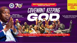 RCCG SEPTEMBER 2022 HOLY GHOST SERVICE [upl. by Aremat64]