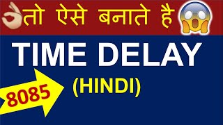 time delay in microprocessor 8085 in hindi  delay program in 8085  register pair delay 8085 [upl. by Robyn]