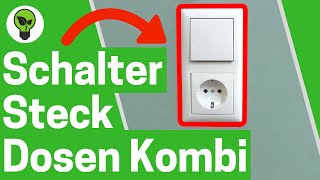 Lichtschalter Steckdose Anschließen ✅ ULTIMATIVE ANLEITUNG für Schalter mit Steckdosen Kombination [upl. by Iaw]