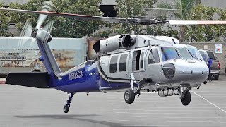 Awesome Sikorsky S70 Blackhawk landing at HAI Heli Expo  helicopter [upl. by Acirahs606]