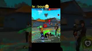 Free fire girls vs boys funny rush🤣🤣🤣 [upl. by Latsryc]