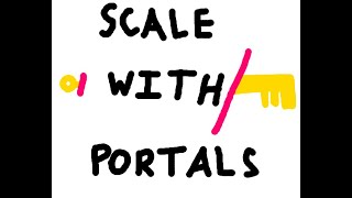 Scale with Portals  GMTK Game Jam 2024 game [upl. by Ranjiv410]