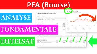 ✔️ ANALYSE FONDAMENTALE BOURSE DE EUTELSAT [upl. by Levitan]