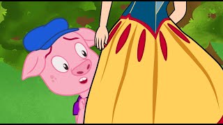 Blanche Neige et les 7 nains  Série  Episode 12  Le Petit Cochon Dessin Animé [upl. by Akinad437]