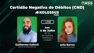 LIVE Certidão Negativa de Débitos – CND [upl. by Eicram]