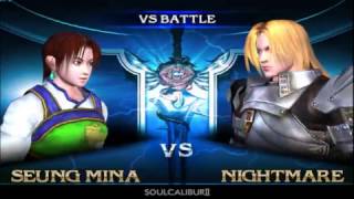 PreNEC Soul Calibur 2 Session  SilentWallSeong MinaYung Seong VS DaPopeNightmare [upl. by Delwyn]