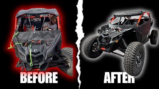 CanAm X3 Kingz Customs Rebuild [upl. by Oirogerg]