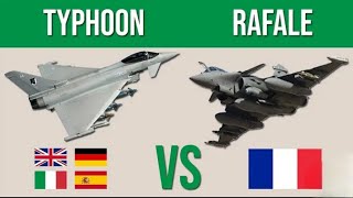 Comparison Between Dassult Rafale vs Euro Fighter TyphoonUltra Defence [upl. by Hashum]