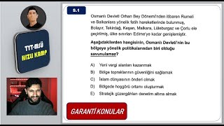 5 GÜNDE TYTMSÜ TARİH GARANTİ KONULAR KAMPI  3  Osmanlı Devleti Tüm Konular [upl. by Skantze]