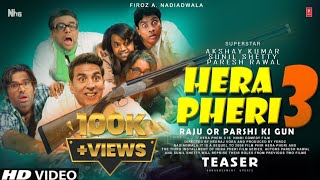 Hera Pheri 3 Official Trailer  Akshay Kumar  Suniel Shetty  Paresh Rawal  Priyadarshan [upl. by Dorwin]