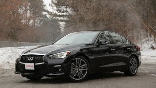 2014 Infiniti Q50 Hybrid Review  Technology Overview [upl. by Khorma916]