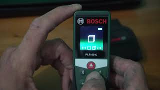 Laser meter BOSCH PLR 40 C [upl. by Bearnard]