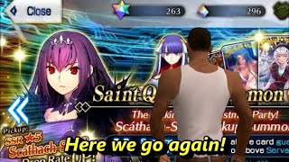 FGO NA Another ScathachSkadi Nightmare Rolls [upl. by Nnylannej]