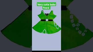 Baby Cutie Frock  baby frock cutting designshorts [upl. by Yhtamit419]