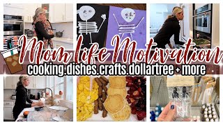 NEW MOM LIFE MOTIVATION COOKING CLEANING CRAFTS CROCKPOT DOLLAR TREE AND MORE TIFFANI BEASTON 2022 [upl. by Yehudit258]