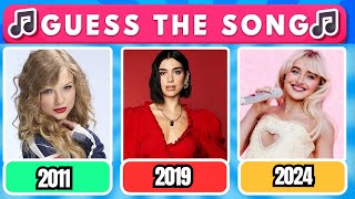 Guess The Song By The Beat🎤🎶  Most Popular Songs 201020202024  Music Quiz [upl. by Emia]