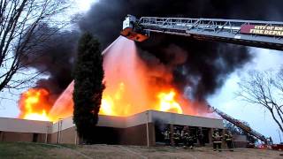 Mount Calvary Baptist Church sanctuary fire Knoxville TN [upl. by Grew148]