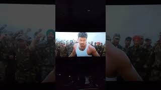 Thuppakki Rerelease Jagathish Intro fight theatre response ⚡thuppakki Vijay Kajal Agarwal [upl. by Nored]