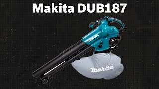 AkkuLaubbläser und sauger Makita DUB187  TEST  Deutsch [upl. by Navad]