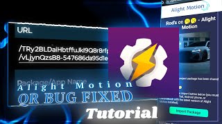 alight motion QR code bug fix tutorial 😳🔥 [upl. by Hansiain417]