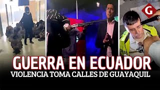 🚨VIOLENCIA en ECUADOR DELINCUENCIA en GUAYAQUIL explota caos en el país  Gestión [upl. by Ecerahc39]