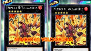 NUMBER 61 VOLCASAURUS YuGiOh Duel Links [upl. by Itnaihc]