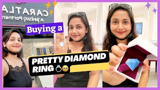 Buying a Pretty Diamond Ring Caratlane Tanishq [upl. by Ainsley]