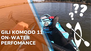 Gili Komodo 11 OnWater Performance Review  How Did this Paddle Board Kayak Hybrid Do [upl. by Suissac]