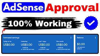 Unlimited AdSense Approval New Method  Active AdSense Approval in 24 Hour [upl. by Gnah]