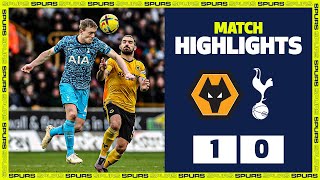 Adama Traore wins it for hosts  HIGHLIGHTS  Wolves 10 Spurs [upl. by Adamo]