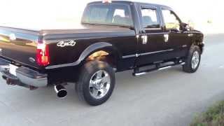 05 powerstroke with 5in farmboys diesel exhaust straight pipe [upl. by Acnaiv]