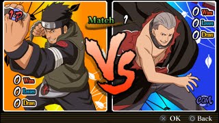 Asuma VS Hidan ULTIMATE DIFFICULTY  Naruto Shippuden Ultimate Ninja Heroes 3 [upl. by Bethanne650]